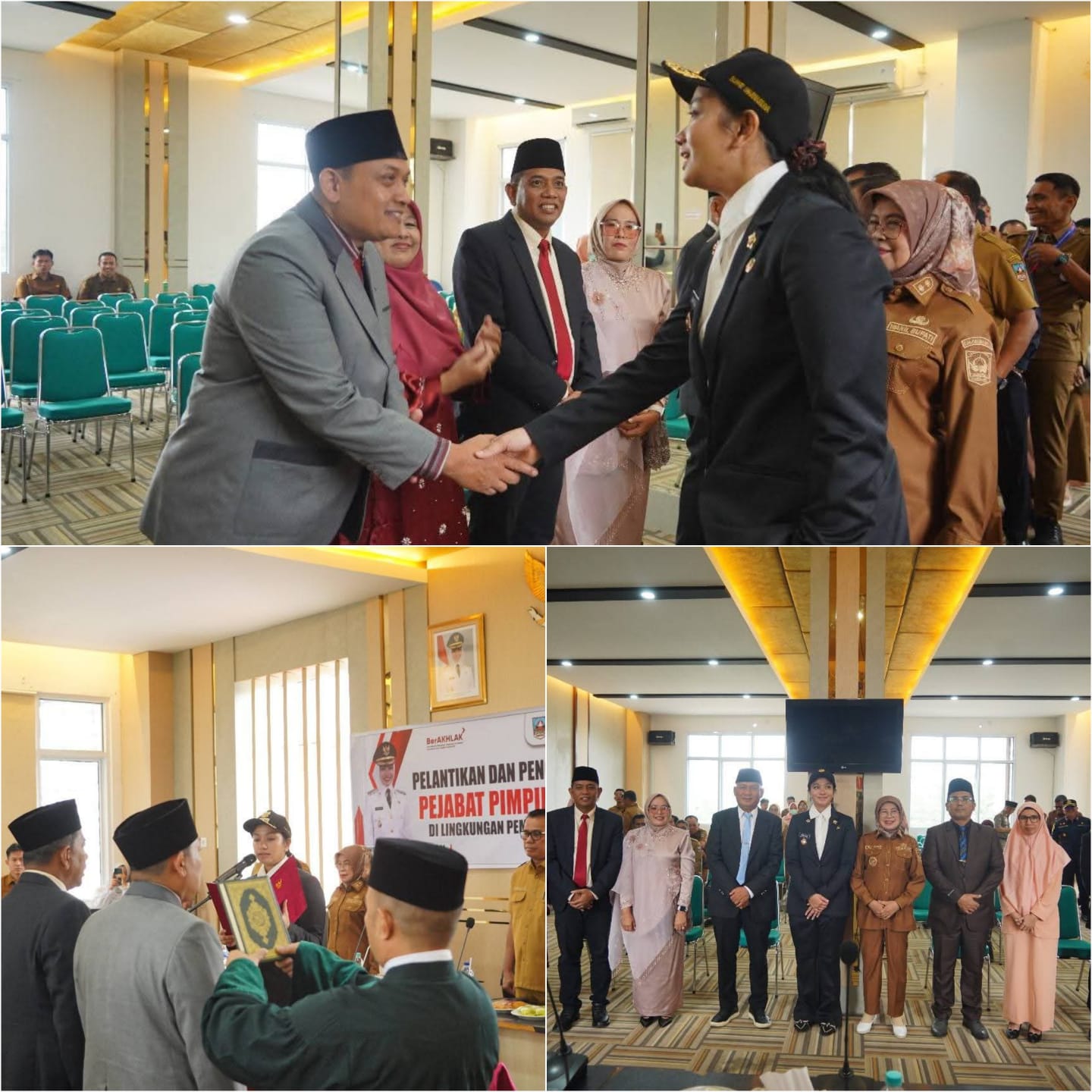 Bupati Annisa Lantik Lima Pejabat Pimpinan Tinggi Pratama Hasil Seleksi Terbuka